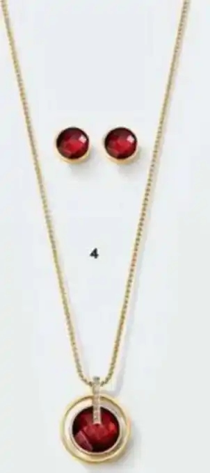 Ésika ESTUCHE GOLDEN ROUGE (COLLAR + ARETES) oferta