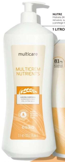 Ésika MULTICARE Multicrem Nutrients Loción corporal nutritiva 1 litro/33.7 fl.oz. oferta