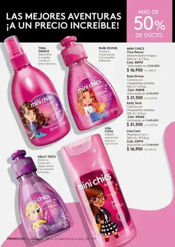 Ésika MINI CHICS Tina Dance Desenredante mágico 200 ml / 6.7 fl.oz. oferta