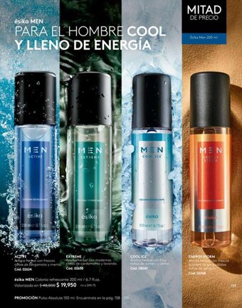 Ésika ésika MEN Colonia refrescante 200 ml / 6.7 fl.oz. oferta