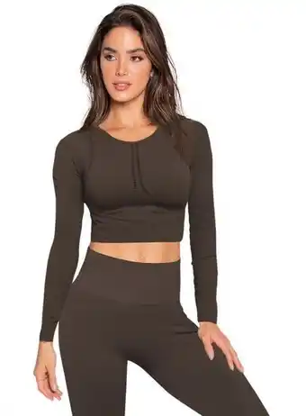 Babalú Fashion Top mujer manga larga sin costuras / poliamida talla única- ¡precio especial! oferta