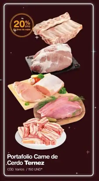 Makro Portafolio Carne de Cerdo Ternez oferta
