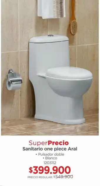 Easy Sanitario one piece aral oferta