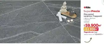 Easy Piso pared cerámico trepponti m2 oferta
