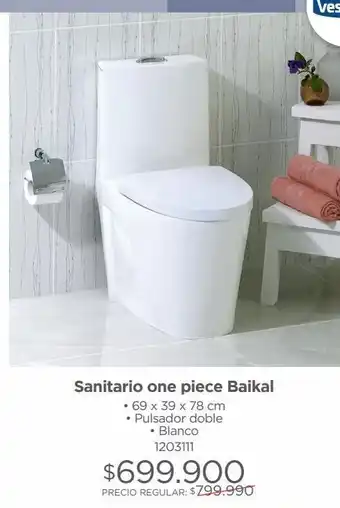 Easy Sanitario one piece baikal • 69 x 39 x 78 cm oferta