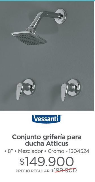 Easy Conjunto grifería para ducha atticus oferta