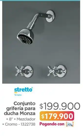 Easy Conjunto grifería para ducha monza oferta
