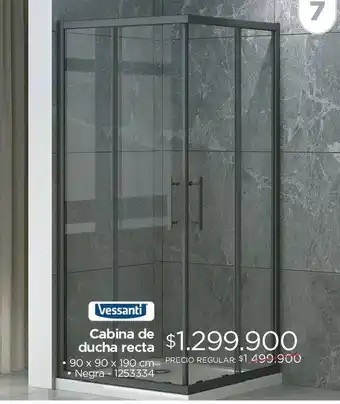 Easy Cabina de ducha recta oferta