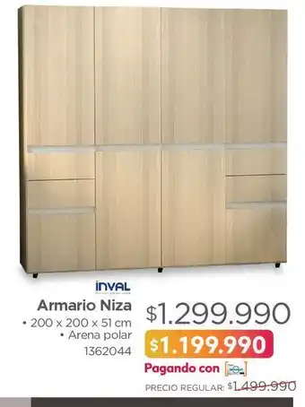 Easy Armario niza • 200 x 200 x 51 cm oferta