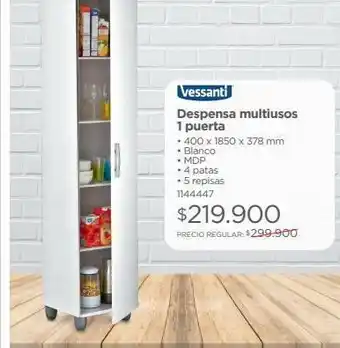 Easy Despensa multiusos 1 puerta vessanti oferta