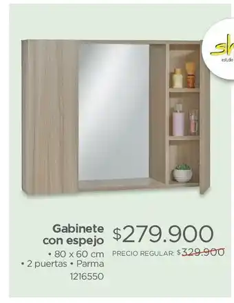Easy Gabinete con espejo • 80 x 60 cm oferta