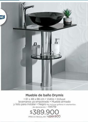 Easy Mueble de baño drymis • 61 x 48 x 86 cm oferta