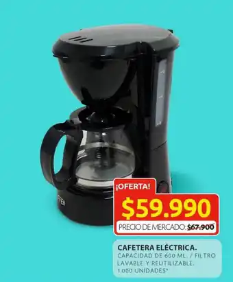 Ara CAFETERA ELÉCTRICA 600 ML oferta