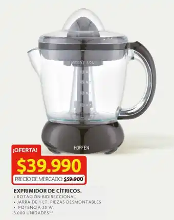 Ara EXPRIMIDOR DE CÍTRICOS 1LT - 25W oferta