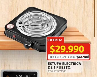 Ara ESTUFA ELÉCTRICA DE 1 PUESTO oferta