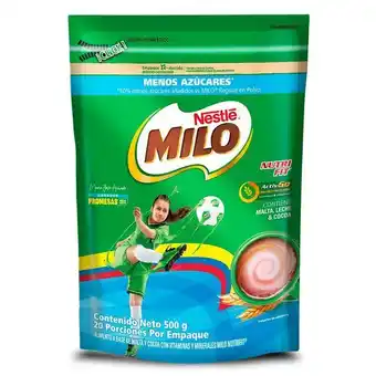 Superdroguería Olímpica Bebida achocolatada milo doypack 500 g oferta