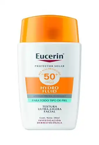 Cutis Eucerin sun face hydro fluid textura ultra ligera fps 50+ oferta