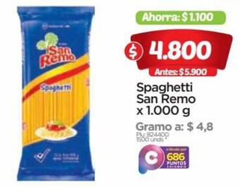 Surtimax Spaghetti San Remo x 1.000 g oferta