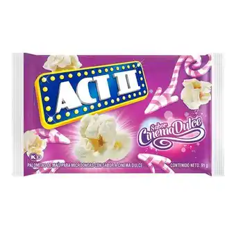 Éxito Palomitas cinema dulce act ii 91 gr oferta