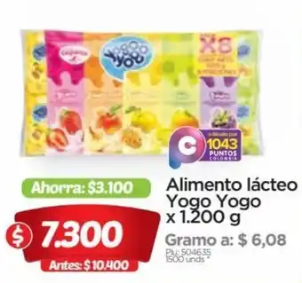 Surtimax Alimento lácteo Yogo Yogo x 1.200g oferta