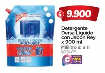 Surtimax Detergente Dersa Líquido con Jabón Rey x 900 ml oferta