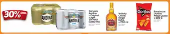 Surtimax Cerveza Andina - Original -Light 6x(1.980ml) •Whisky Chivas Regal Extra x 700ml •Doritos Pasabocas Doritos Mega Queso x 200g oferta