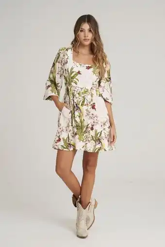 RAGGED Vestido maranta oferta