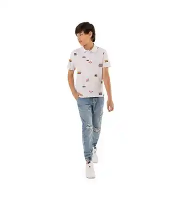 Offcorss Camiseta tipo polo para niño oferta