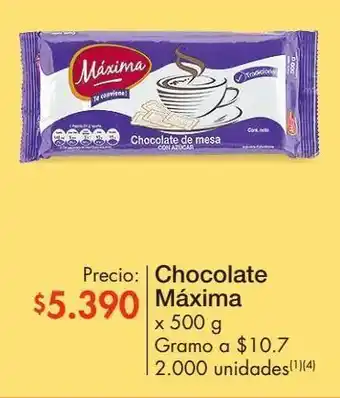 Metro Chocolate máxima x 500 g oferta