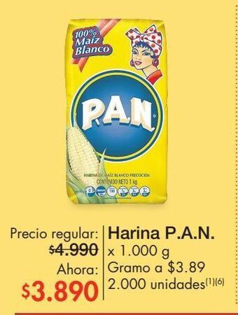 Metro Harina p.a.n. x 1.000 g oferta