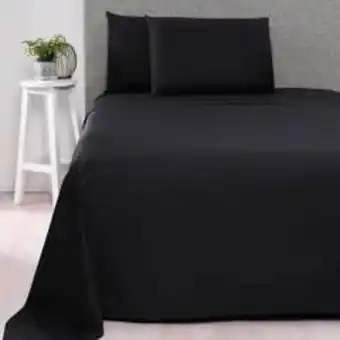 Falabella Juego de sábanas lisa de algodón 200 hilos basement home oferta