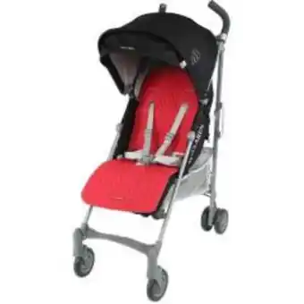 Falabella Forro doble faz para coche de bebe rojo/mostaza oferta