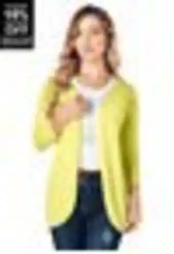 Dafiti Cardigan mujer amarillo mp 89021 oferta