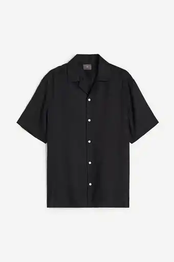 H&M Camisa resort en lino relaxed fit oferta