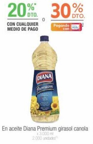 Jumbo En aceite Diana Premium girasol canola oferta