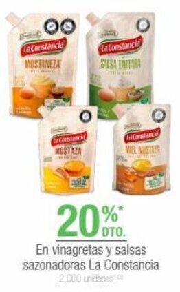 Jumbo En vinagretas y salsas sazonadoras La Constancia oferta