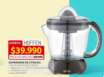 Ara EXPRIMIDOR DE CÍTRICOS 1LT. HOFFEN oferta