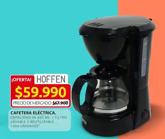 Ara CAFETERA ELÉCTRICA 600ML HOFFEN oferta