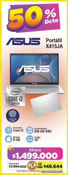 Alkomprar ASUS Portátil X415JA oferta