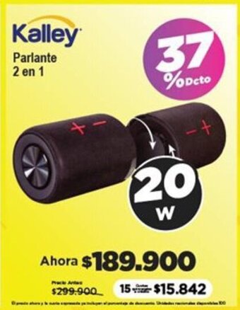 Alkomprar Kalley Parlante 2 en 1 oferta