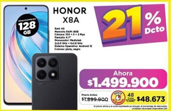 Alkomprar HONOR X8A 128GB oferta