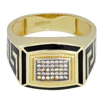 Kevin's Joyeros Anillo en oro amarillo de 18 kilates, con zircones oferta
