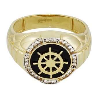 Kevin's Joyeros Anillo en oro amarillo de 18 kilates, con zircones oferta