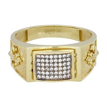 Kevin's Joyeros Anillo en oro amarillo de 18 kilates, con zircones oferta