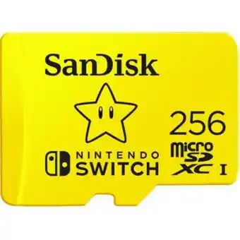 Linio Microsdxc card sandisk 256gb for nintendo switch oferta