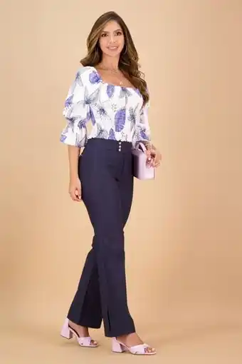 Surtitodo Pantalon para mujer color azul ref: 104206 - e.u oferta