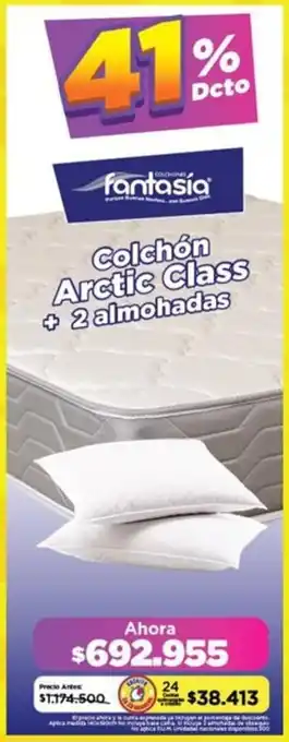 Alkomprar fantasía Colchón Arctic Class + 2 almohadas oferta