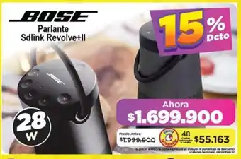 Alkomprar BOSE Parlante Sdlink Revolve+Il oferta