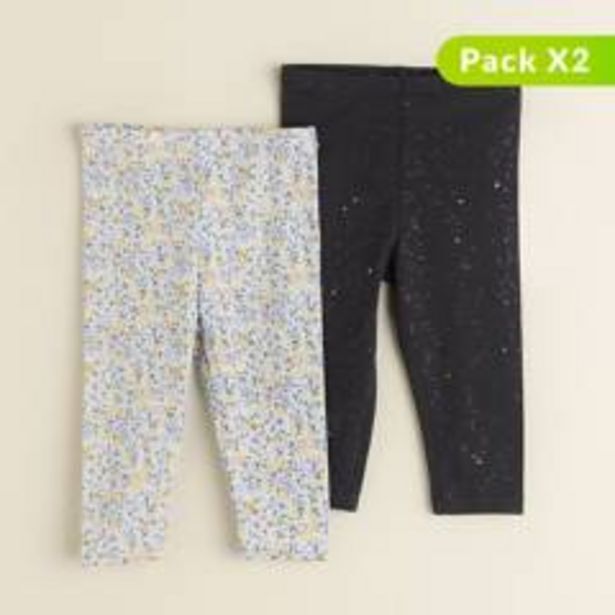 Falabella Pack de 2 leggings para bebé niña algodón yamp oferta