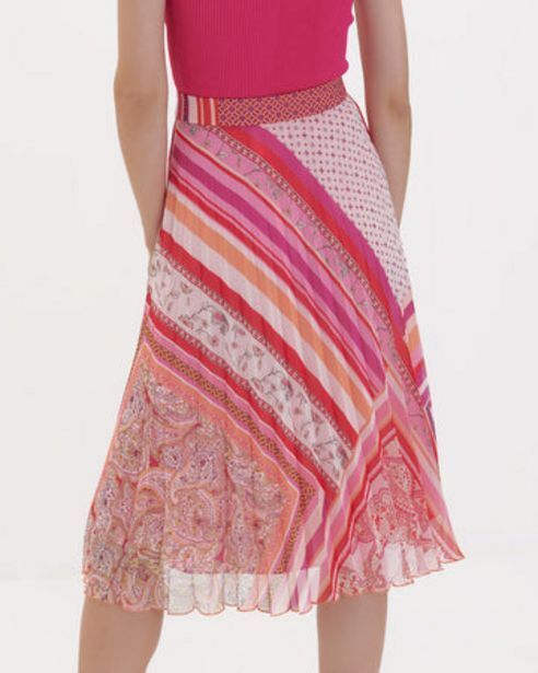 Julio Falda midi plisada oferta